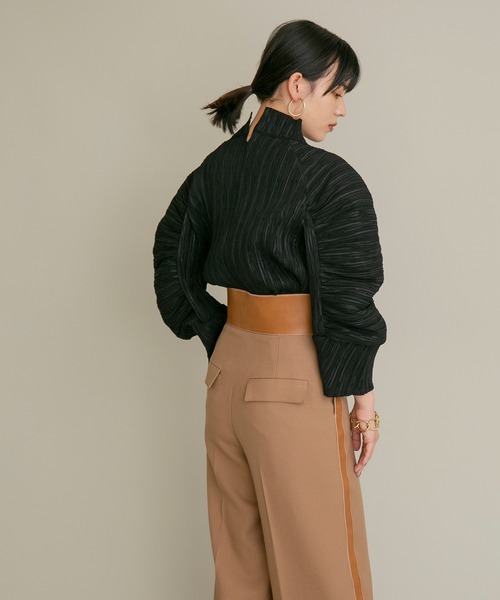 「Eimee Law」 長袖チュニック 38 ベージュ レディース_画像6