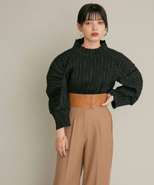 「Eimee Law」 長袖チュニック 38 ベージュ レディース_画像7