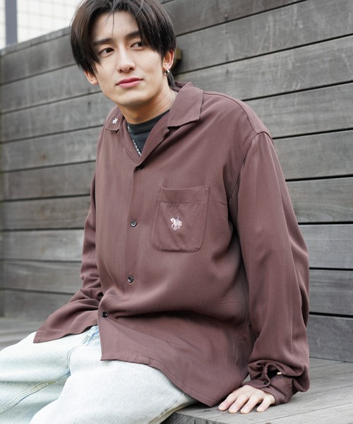 TOWNCRAFT（タウンクラフト） シャツ 50S EMBROIDERY L/S SHIRT