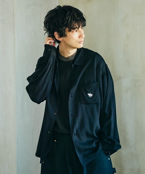 TOWNCRAFT（タウンクラフト） シャツ 50S EMBROIDERY L/S SHIRT