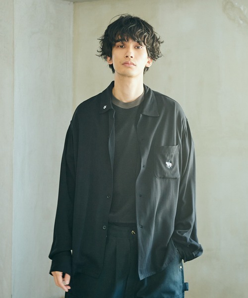 50s 60s towncraft レーヨンスラックス TOWNCRAFT（タウンクラフト） シャツ 50S EMBROIDERY L/S SHIRT