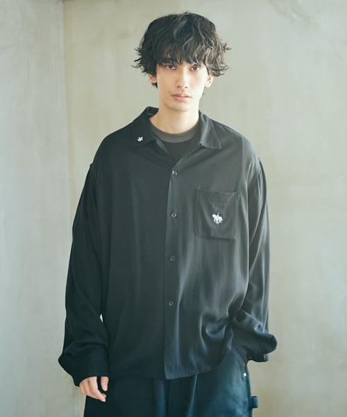 TOWNCRAFT（タウンクラフト） シャツ 50S EMBROIDERY L/S SHIRT