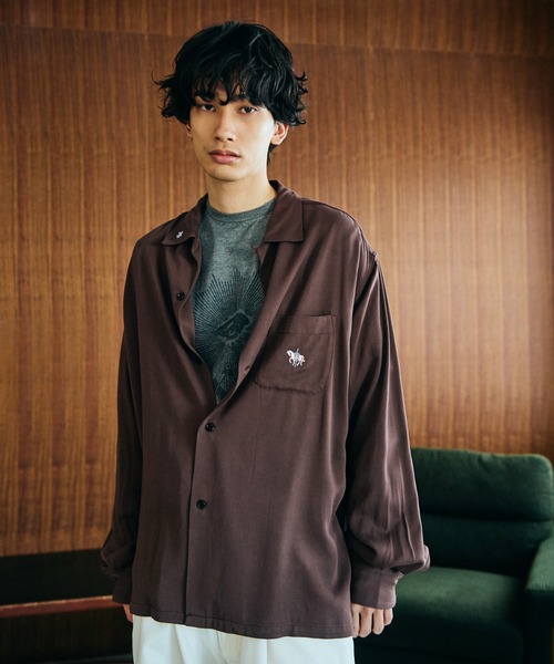 TOWNCRAFT(タウンクラフト) シャツ 50S EMBROIDERY L/S SHIRT TOWNCRAFT(タウンクラフト) シャツ 50S EMBROIDERY L/S SHIRT