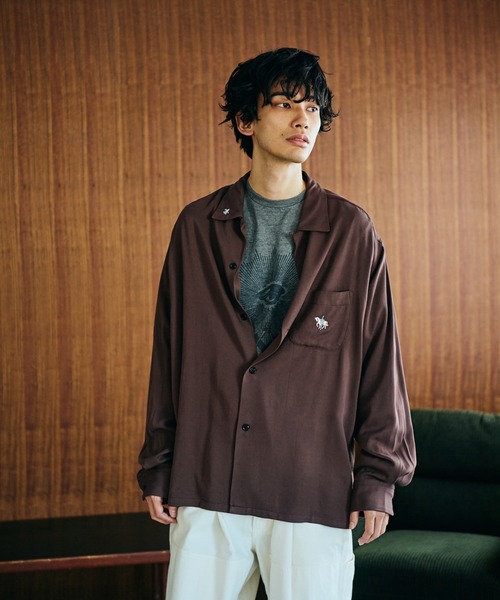 TOWNCRAFT（タウンクラフト） シャツ 50S EMBROIDERY L/S SHIRT