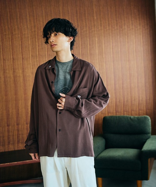 TOWNCRAFT(タウンクラフト) シャツ 50S EMBROIDERY L/S SHIRT TOWNCRAFT(タウンクラフト) シャツ 50S EMBROIDERY L/S SHIRT