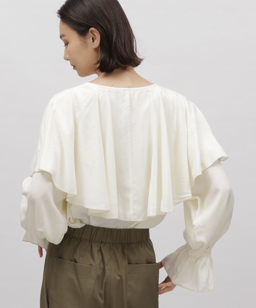 「LAKOLE」 長袖ブラウス MEDIUM ブラック レディース_画像5