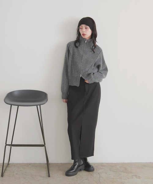 「LIAN」 ニットカーディガン FREE アイボリー レディース_画像5