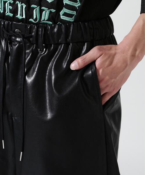 ワイドパンツ パンツ FR(13)NDS /フレンズ/VEGAN LEATHER SHORTS