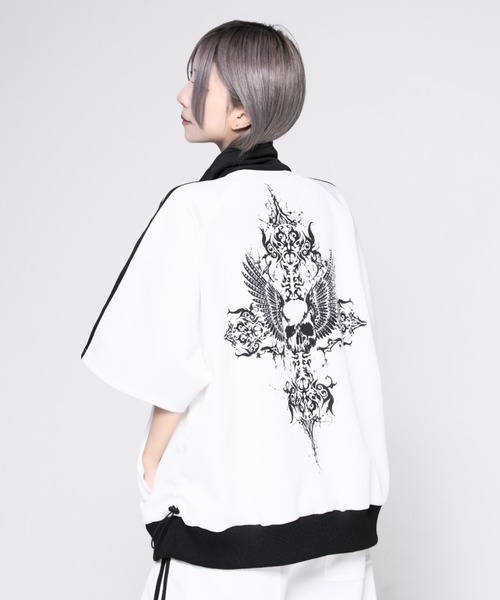 REFLEM レフレム　バックプリントトラックジャージ 半袖 オーバーサイズ REFLEM（レフレム） ジャージ 「REFLEM/レフレム」バックプリント