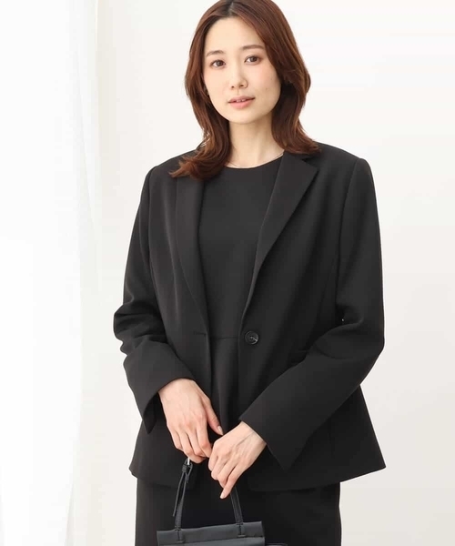 「OFUON le MK」 テーラードジャケット 38 ベージュ レディース_画像2