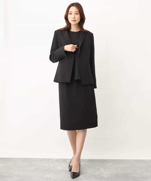 「OFUON le MK」 テーラードジャケット 38 ベージュ レディース_画像3