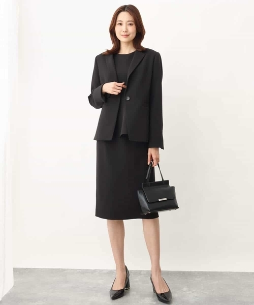 「OFUON le MK」 テーラードジャケット 38 ベージュ レディース_画像4