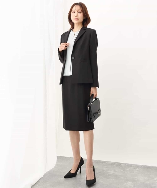 「OFUON le MK」 テーラードジャケット 38 ベージュ レディース_画像8