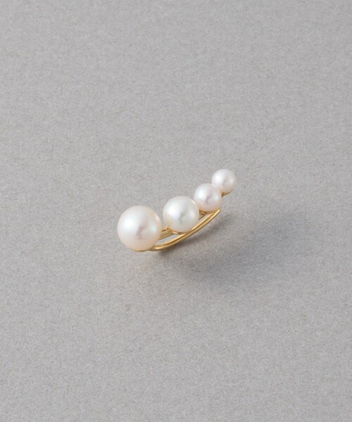 ete（エテ） ピアス 「パール」 K18YG ピアスクリップ レディース
