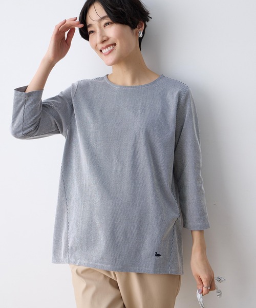 DECOY SINCE 1981 tシャツ ストライプジャガードプルオーバー「大きい 