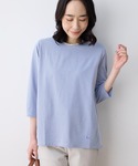 tシャツ ストライプジャガードプルオーバー「大...の詳細画像1