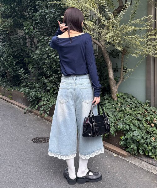 CIAOPANIC（チャオパニック） ハーフパンツ ワイドパンツ ジーンズ