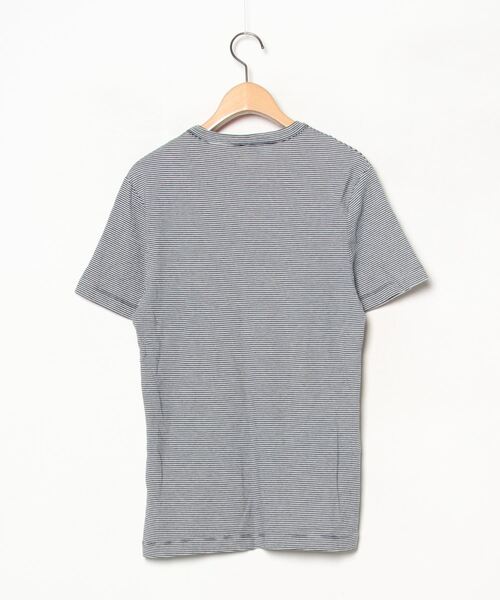 「PETIT BATEAU」 半袖Tシャツ M ネイビー レディース_画像2