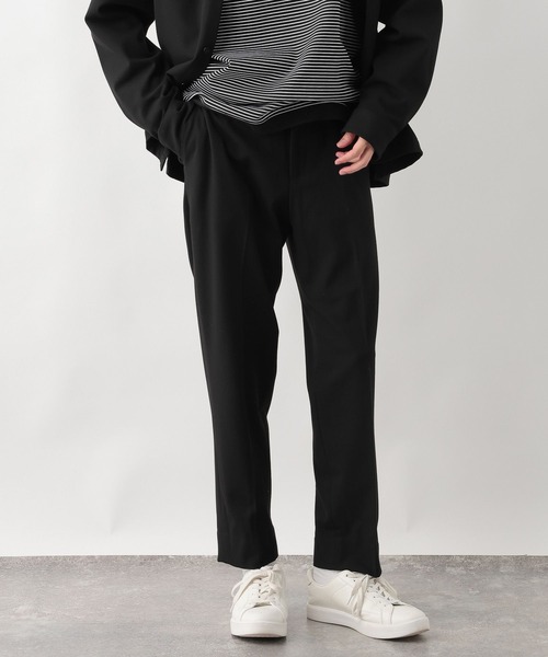 「GLOBAL WORK」 スラックス LARGE ネイビー メンズ_画像6