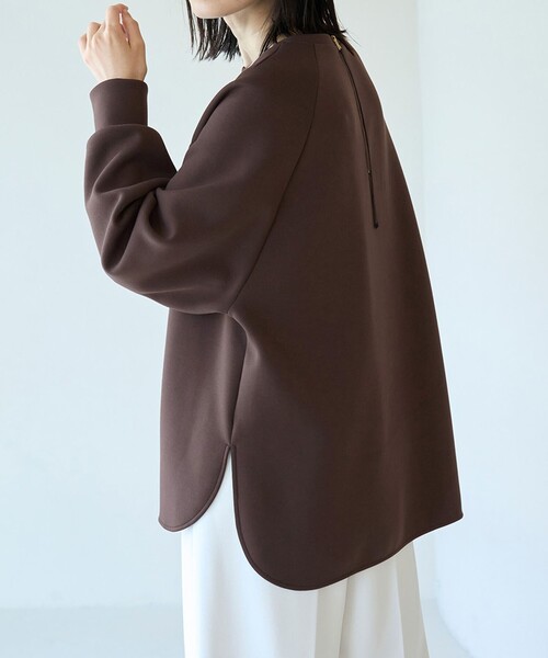 「UNFILO」 スウェットカットソー SMALL ベージュ レディース_画像6