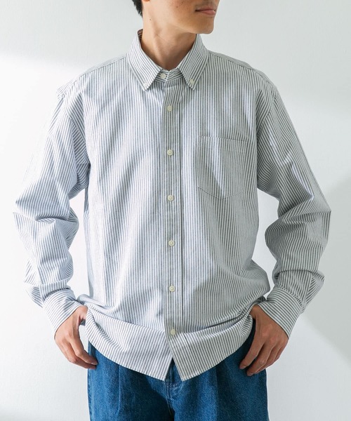 「URBAN RESEARCH Sonny Label」 長袖シャツ X-LARGE グレー メンズ_画像9
