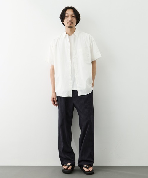 新品 MARKAWARE COMFORT FIT 半袖シャツ SUPER120s MARKAWARE(マーカ