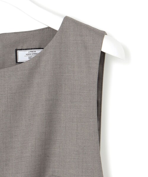 「J.PRESS YORK STREET」 オールインワン F グレー レディース_画像4