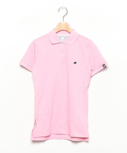 MAMMUT（マムート） 半袖ポロシャツ SMALL ピンク レディース
