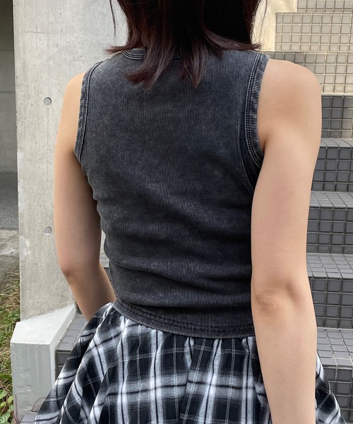 Roger&Raw（ロジャーアンドロウ） タンクトップ ノースリーブ スタッズ