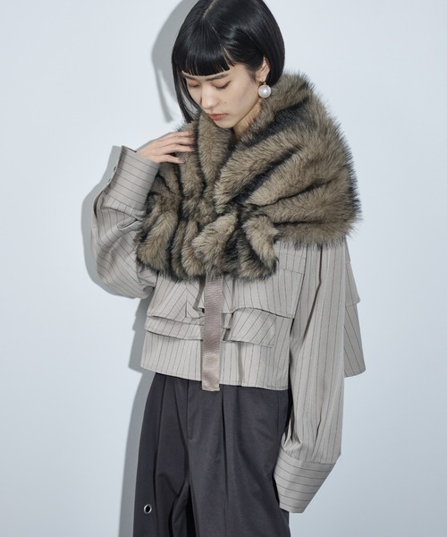THE Yon ストール FREE ベージュ レディース : ZOZOTOWN Yahoo!店 
