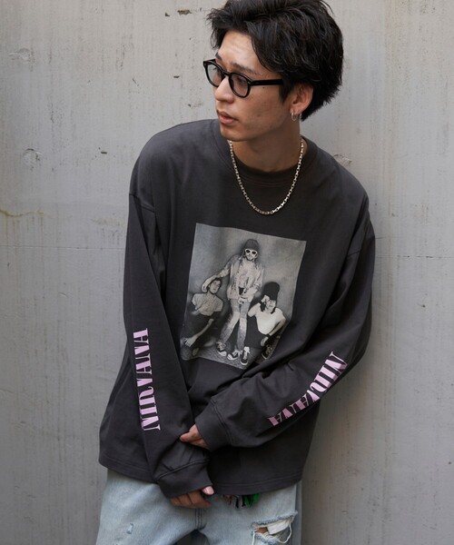 PUBLUX（パブリュクス） 長袖Tシャツ SMALL ブラック メンズ