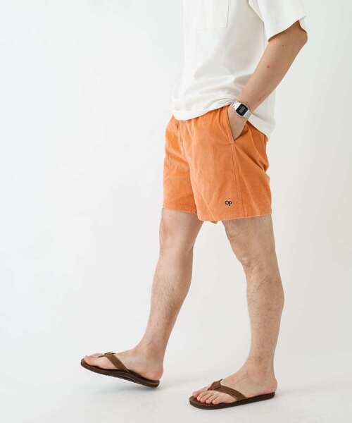 「Ocean Pacific」 ショートパンツ LARGE オフホワイト メンズ_画像3