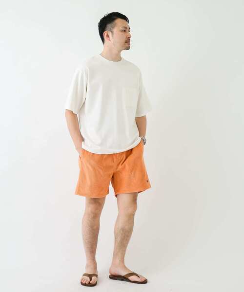 「Ocean Pacific」 ショートパンツ LARGE オフホワイト メンズ_画像4