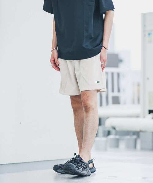 「Ocean Pacific」 ショートパンツ LARGE オフホワイト メンズ_画像9