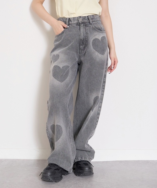 「LOVETOXIC」 「KIDS」デニムパンツ - ブルー キッズ_画像6
