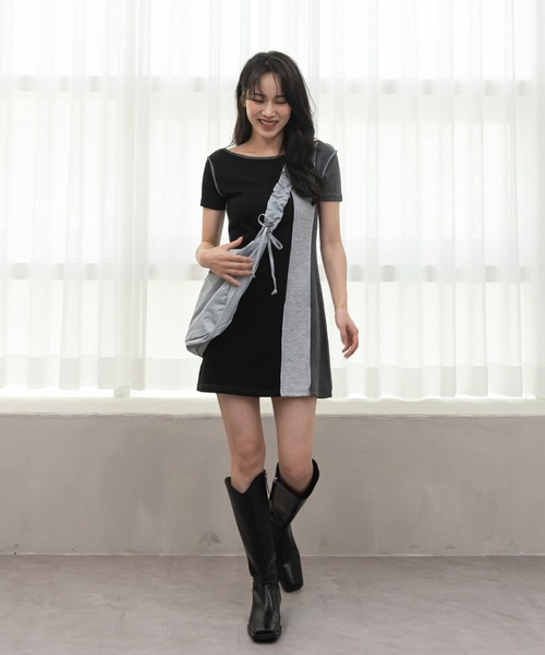 「UNE MANSION」 ショルダーバッグ ONE SIZE ブラック レディース_画像8