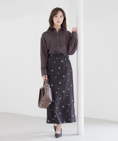 「Andemiu」 タイトスカート SMALL ベージュ レディース_画像4