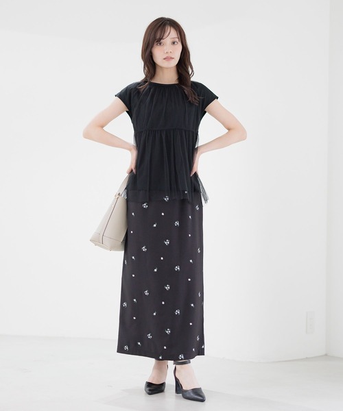 「Andemiu」 タイトスカート SMALL ベージュ レディース_画像5
