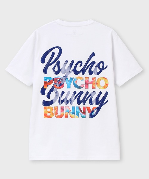 Psycho Bunny（サイコバニー） tシャツ ネオンロゴ バックプリントT