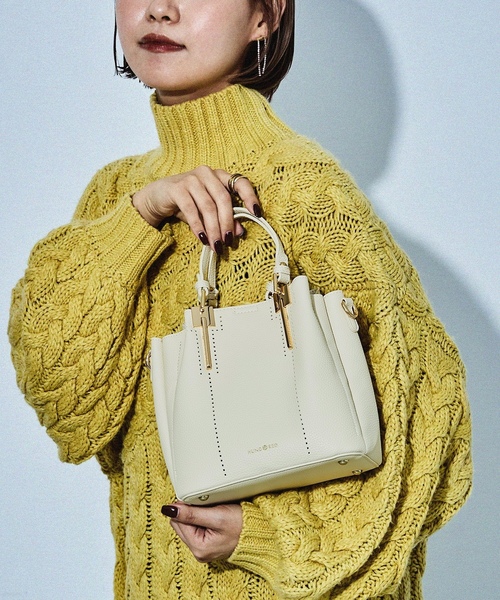 「HUNDRED」 2WAYバッグ ONE SIZE ベージュ レディース_画像9