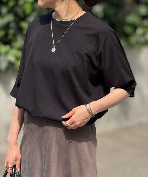ビアズリー　Tブラウス　半袖　新品タグ付き BEARDSLEY（ビアズリー） tシャツ 半袖 半袖Tブラウス レディース