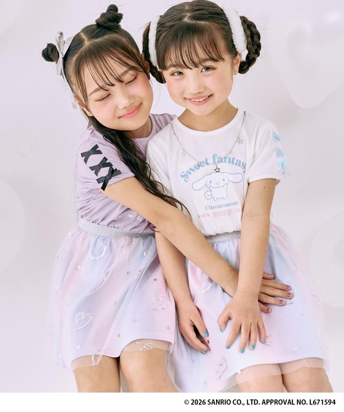 「ANAP kids」 「KIDS」ドッキングワンピース 130 ホワイト キッズ_画像5