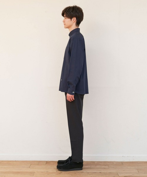 「Pitta Re:)」 長袖シャツ LL ネイビー メンズ_画像9