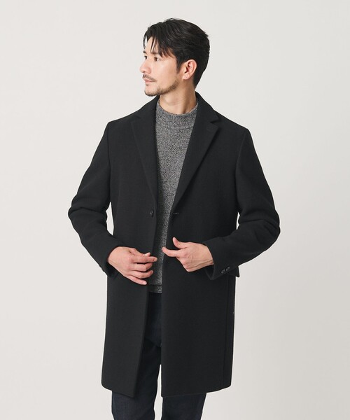 【UNITEDARROWS】ソフト メルトン チェスターコート 46 BEAUTY＆YOUTH UNITED ARROWS チェスターコート コート 「WEB限定