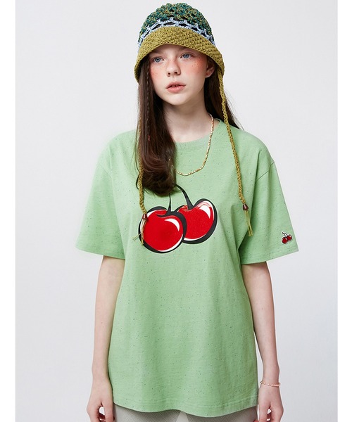 【KIRSH】ROCK CHERRY GRAPHIC LOOSE FIT T-SHIRT〜半袖Tシャツ 51STdiJwo-L._SY350_.jpg
