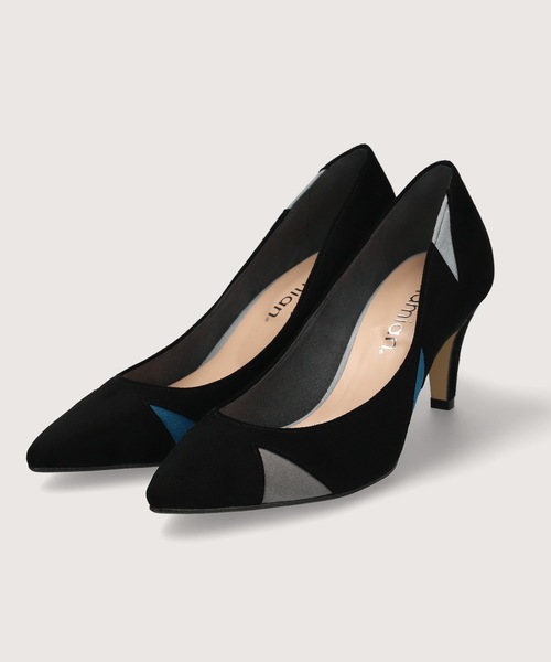 限定SALE低価 パンプス PayPayモール店 - 通販 - PayPayモール パッチワークデザイン パンプス (7.0cmヒール) ZOZOTOWN 定番最新作