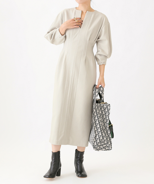 VERMEIL par iena（ヴェルメイユパーイエナ） ワンピース ウール圧縮