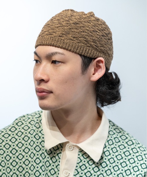 【美品】エルメス ニット帽　帽子　ブランド　カシミヤ　レディース　メンズ HERMES - 新品 HERMES✨エルメス Hロゴ カシミヤ100％ ニット帽