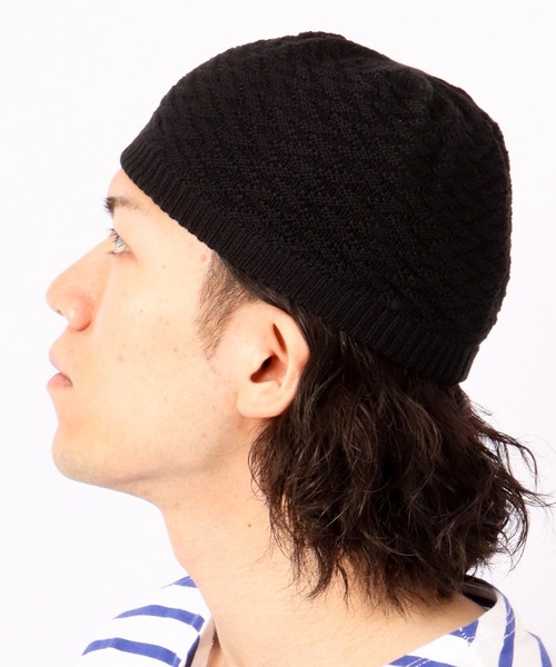 Fab ニット帽 ニットキャップ fab 模様編み イスラムワッチ
