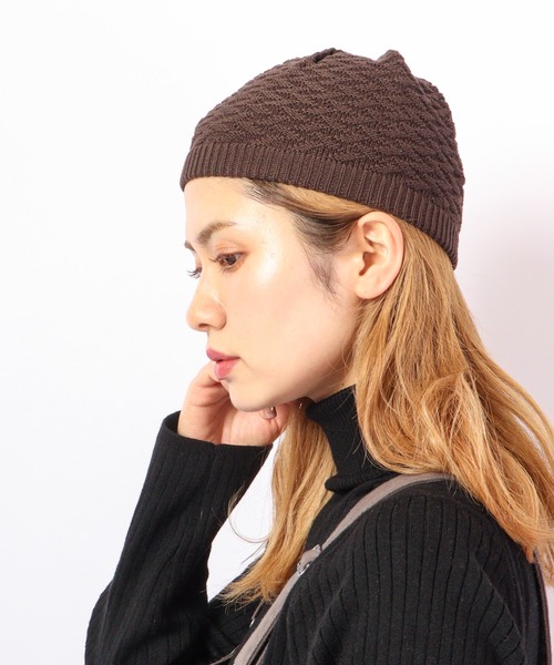 Fab（ファブ） ニット帽 ニットキャップ 模様編み イスラムワッチ